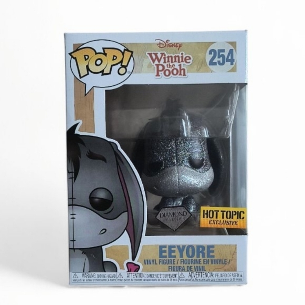 Funko Pop Disney Eeyore Diamond Collection Hot Topic Exclusive Vinyl Figure
